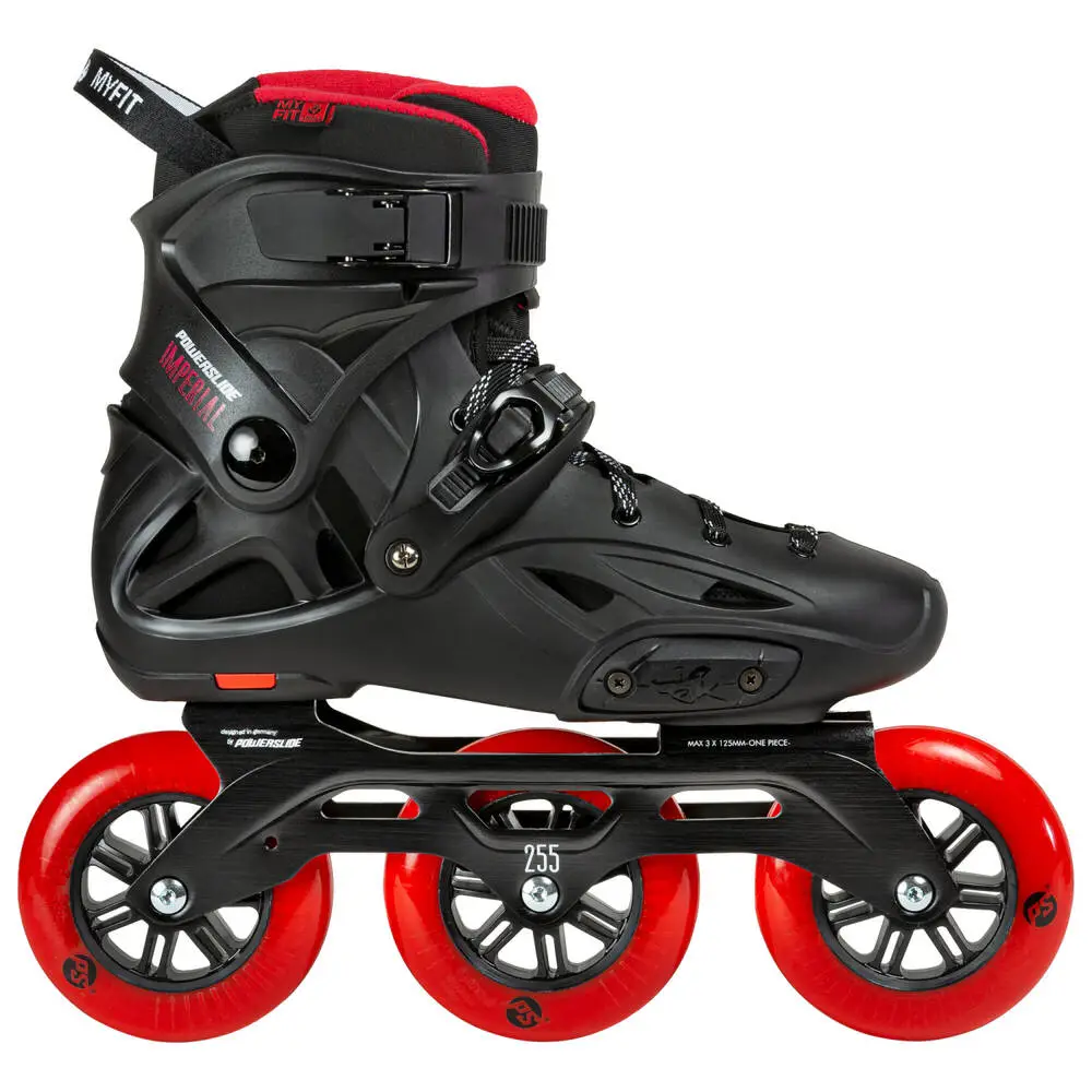 POWERSLIDE Imperial Zwart Rood 110 Freeskates - Afbeelding 5